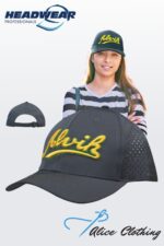 3978 Premium Pioneer Sports Twill Cap with Tear Drop Perforations