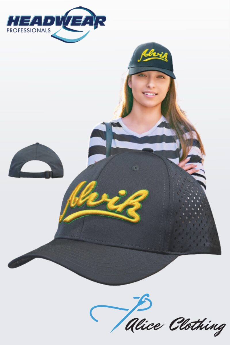 3978 Premium Pioneer Sports Twill Cap with Tear Drop Perforations