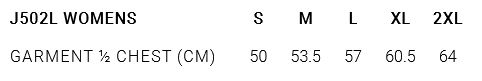 J502L size