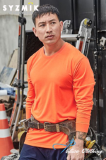 ZH390 Mens Hi Vis Long Sleeve Tee