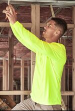 ZH390 Mens Hi Vis Long Sleeve TeeYN