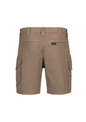 ZS235 Mens Essential Stretch Cargo Short Khaki B