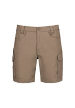 ZS235 Mens Essential Stretch Cargo Short Khaki F