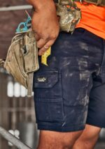 ZS235 Mens Essential Stretch Cargo Short Side pocket