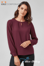 Biz Corporates RU569LL Ladies Evelyn L S Blouse