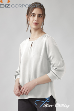 RU569LL Womens Evelyn Long Sleeve Blouse