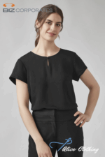 RU569LS   Womens Evelyn Short Sleeve Blouse