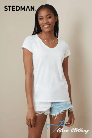 ST9130 Stedman Women's Megan V-neck Tee