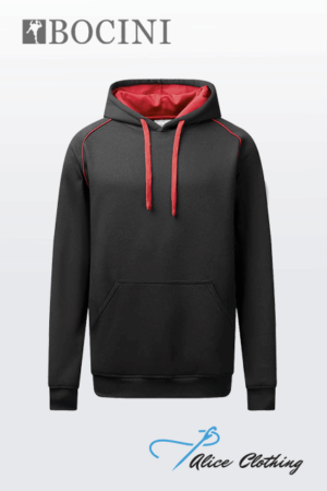 CT2408 BOCINI Adults + Kids Inner Hood Contrast Fleecy Hoodie