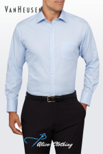 E148 VH Mens Tailored Fit Shirt Mini Herringbone - Alice Clothing E148 VH Mens Tailored Fit Shirt Mini Herringbone