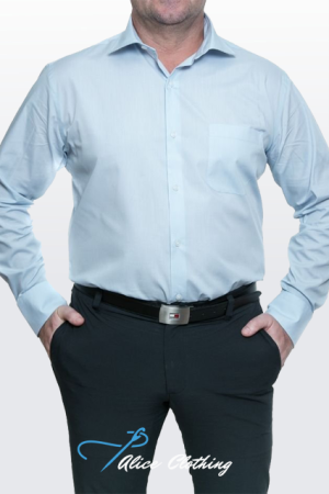 MSLR10 David Marcs Mens Relaxed Fit Poplin Shirt