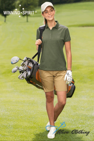PS72 Ladies Ultrafine Cotton Pique Short Sleeve Polo