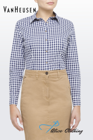 Van Heusen Wos Classic Fit Mini Herringbone Easy Care AWLB504