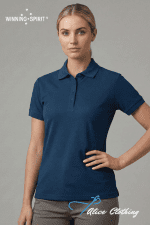 Winning Spirit PS72 Ultrafine Cotton Pique Polo Ladies