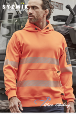 ZT867 syzmik Unisex Streetworx Water Resistant Hoodie with Segmented Tape