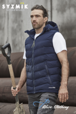 ZV245 syzmik Unisex Streetworx Hooded Puffer Vest