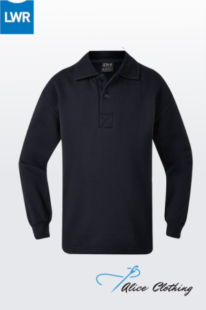 5310WA Oxley Fleecy Polo Neck Sweat Shirt - Alice Clothing 5310WA Oxley Fleecy Polo Neck Sweat Shirt