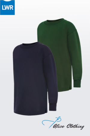 Bass Fleecy Loose Waist Sweat Shirt 4310LW - Alice Clothing Bass Fleecy Loose Waist Sweat Shirt 4310LW