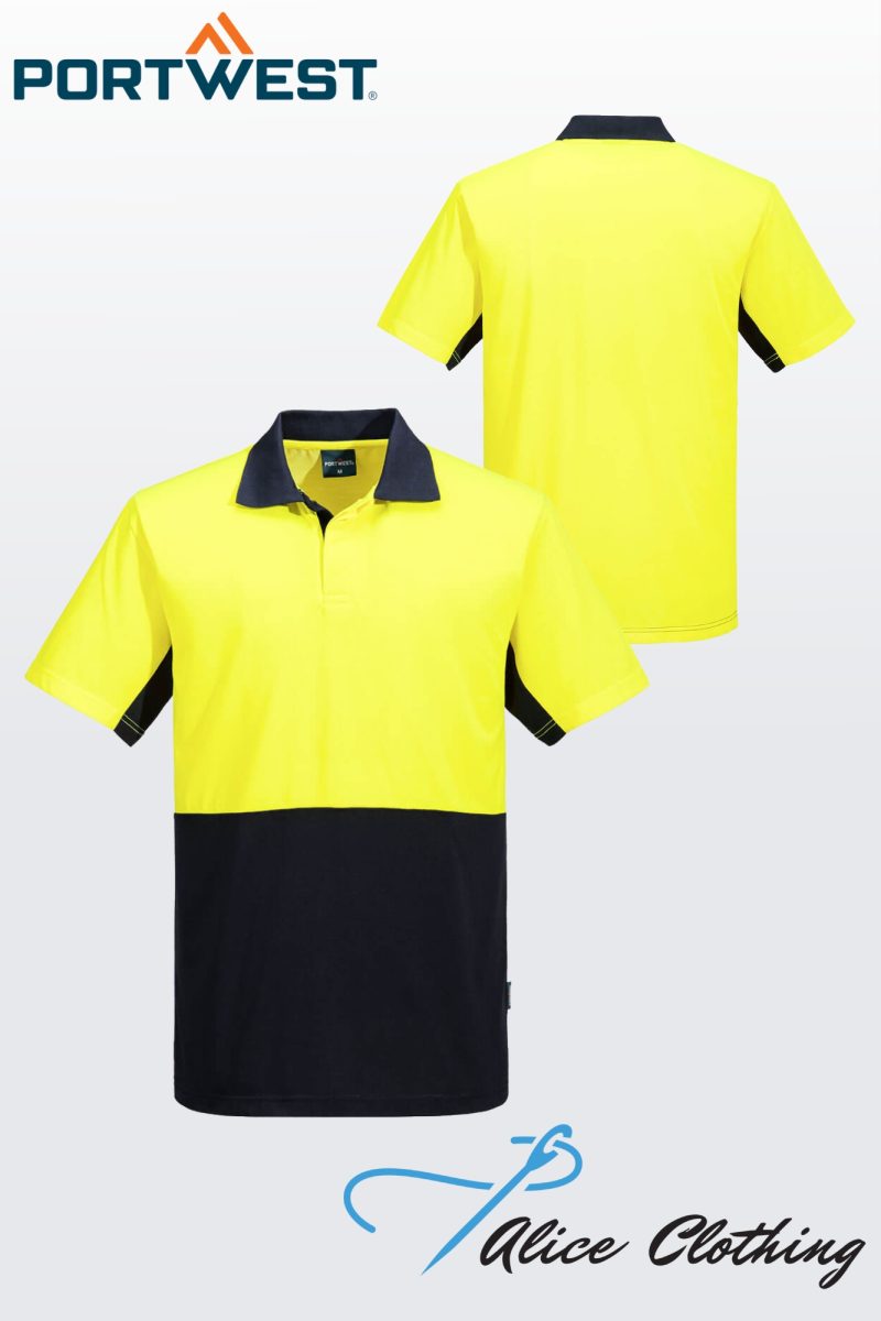 MP810 Hi Vis Contrast Class D Polo Shirt SS