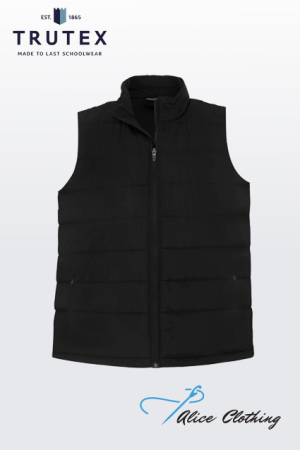 Puffer Vest with Dropped Hem OWPV