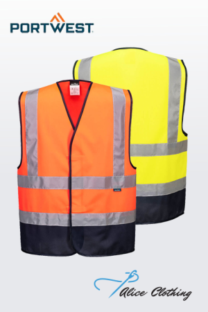 C479 HiVis Class D N Contrast Vest