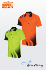 DNC 3563 WAVE HiVis Sublimated Mesh Polo