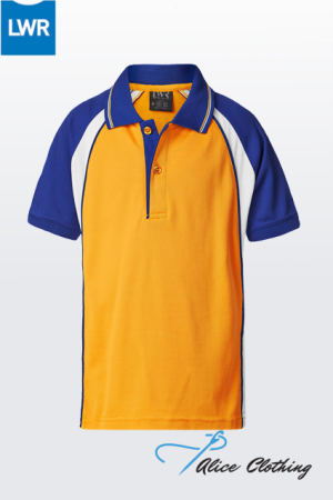 Craig Adults Cotton Back Raglan Panel Sports Polo 5760FP