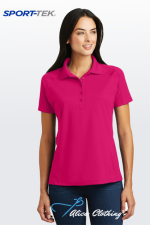 Sport Tek Ladies Dri Mesh Pro Polo