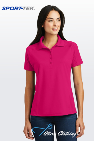 Sport Tek Ladies Dri Mesh Pro Polo