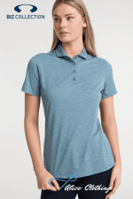 Biz Collection Womens Phoenix Short Sleeve Polo BP2610LS