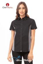 CSWC Chef works Universal Womens Contrast Shirt