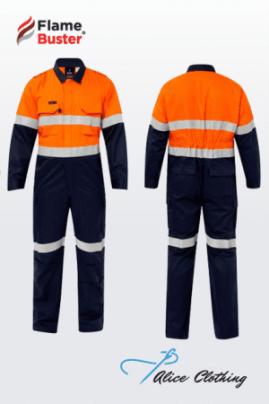 FCT005A HRC2 INHERENT HI VIS REFLECTIVE COVERALL