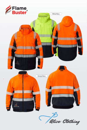 FlameBuster HRC2 Inherent Reflective Wet Weather 3 in 1 Jacket FJV032