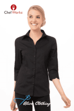 WA34 Chef Works Finesse Womens Shirt