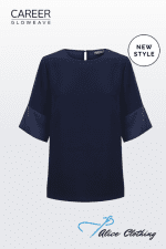 2113WS CELINE CONTRAST SLEEVE TOP