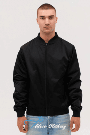 Baxsy 603 Bomber Jacket Male Black