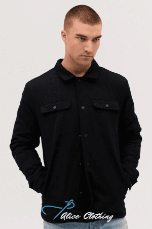 Baxsy 608 Studio Canvas Jacket Black Male
