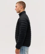 Baxsy Lookbook Proper Puffer Jacket Black Male Side 54979