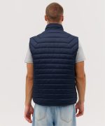 Baxsy Lookbook Proper Puffer Vest Navy Male Back 62729