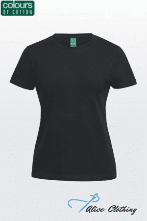 C of C Ladies Cotton S S Stretch Tee 1STS1