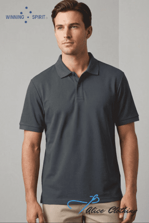 PS15 MENS CLASSIC COTTON POLY PIQUE SHORT SLEEVE POLO