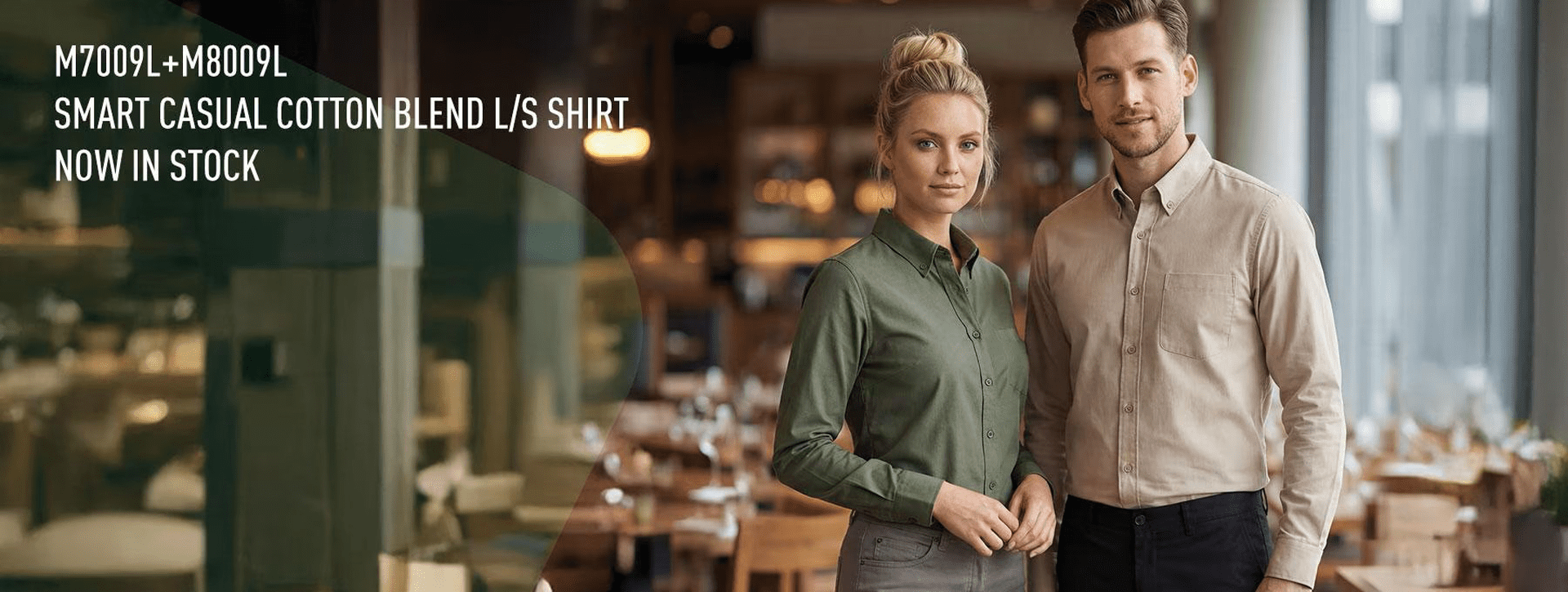 Benchmark Mens and Womens Smart Causal Shirts