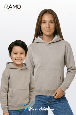 TH22UNX Ramo Womens Juniors Kangaroo Pocket Hoodies Max Print Area