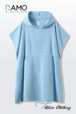 TW07HB RAMO Adults 100 Cotton Hooded Towel With Kangaroo Pocket