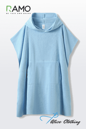 TW07HB RAMO Adults 100 Cotton Hooded Towel With Kangaroo Pocket