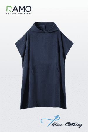 TW08KS Ramo kids poly nylon hooded towel with kangaroo pocket