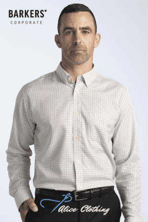 barkers corporate outland check shirt mens BOC - Alice Clothing barkers corporate outland check shirt mens BOC