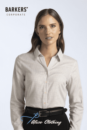 barkers corporate outland check shirt womens WBOC - Alice Clothing barkers corporate outland check shirt womens WBOC
