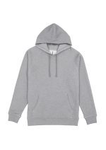 X1003M Grey Marle Hoodie Front