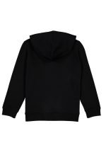 X1003Y Black Hoodie Back